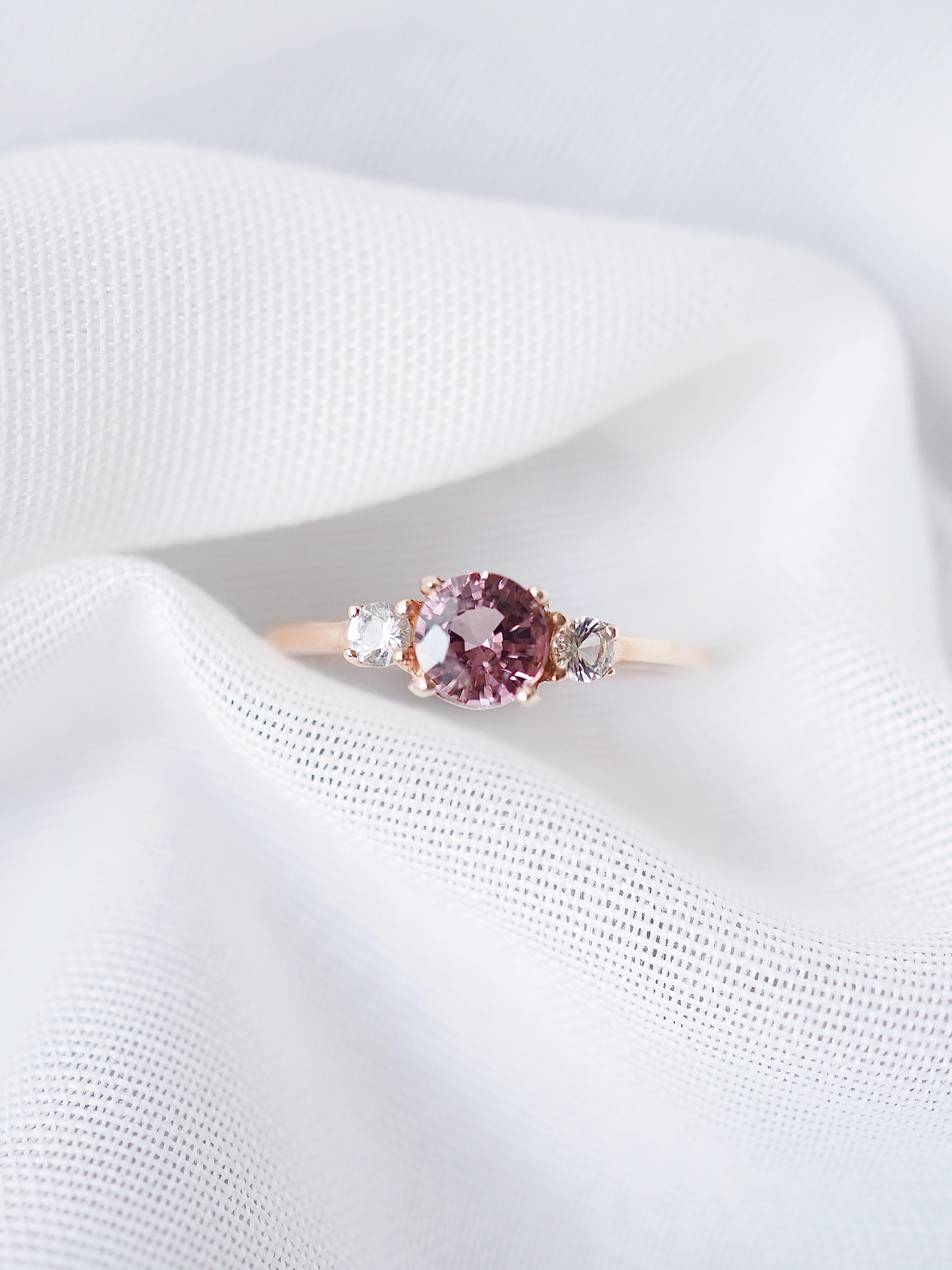 ASHLEY Ring Pink Spinel Azen Jewelry