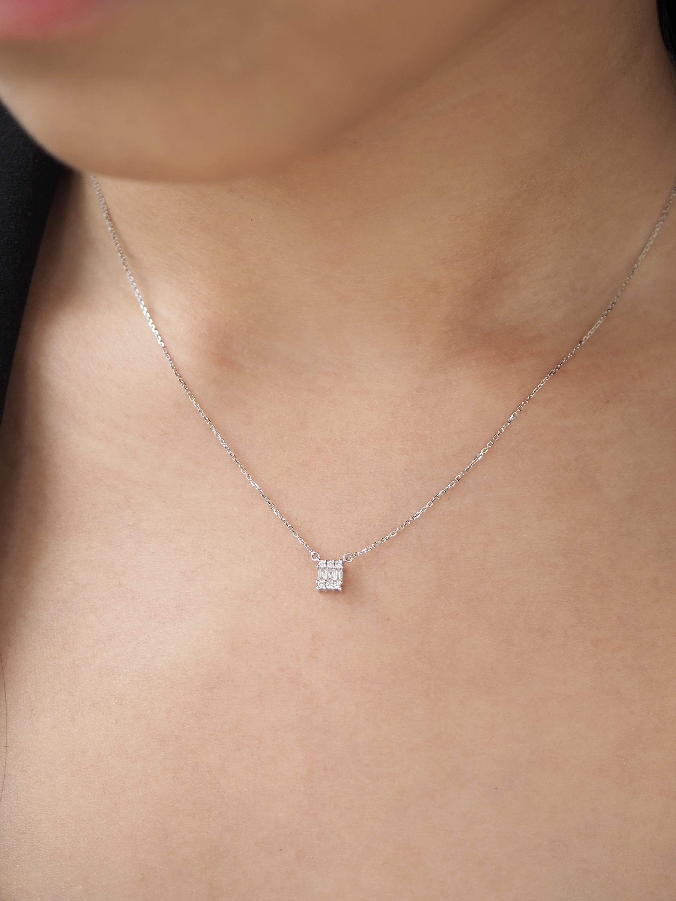 KORI Diamond Necklace 18K White Gold