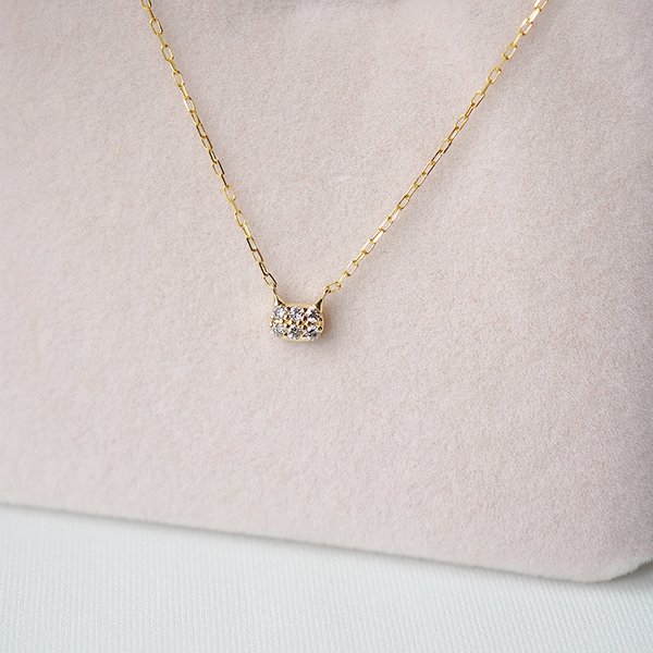 MITTENS Diamond Necklace - 18K Yellow Gold
