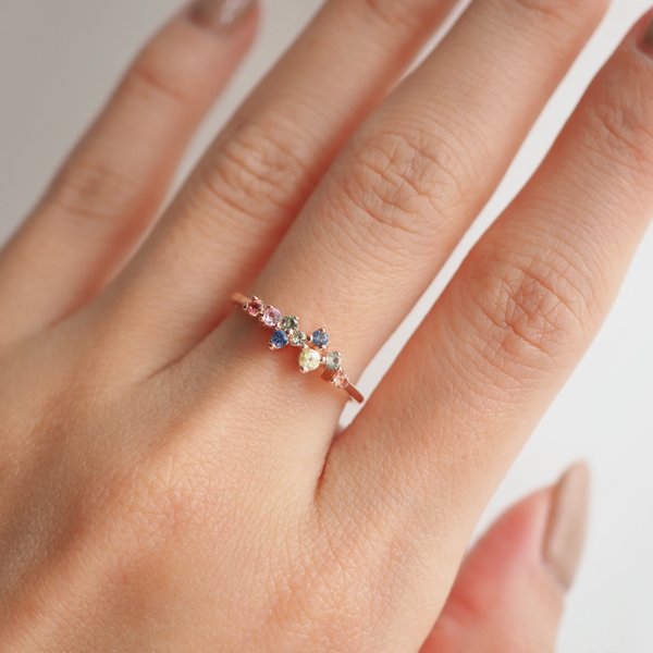 ELISE Ring - Multi Sapphire