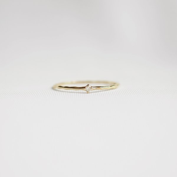 SADIE White Diamond Ring - 14K Gold