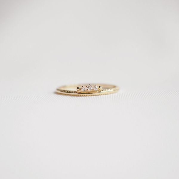 KINSLEY Diamond Ring - 14K Gold