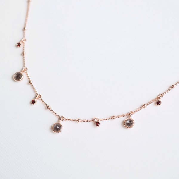 SOLEIL Necklace - Smoky Quartz