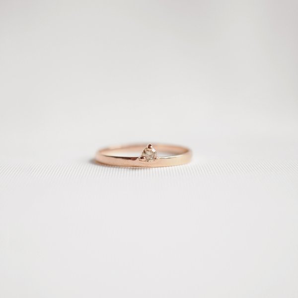 MARLEY Brown Diamond Ring - 14K Gold