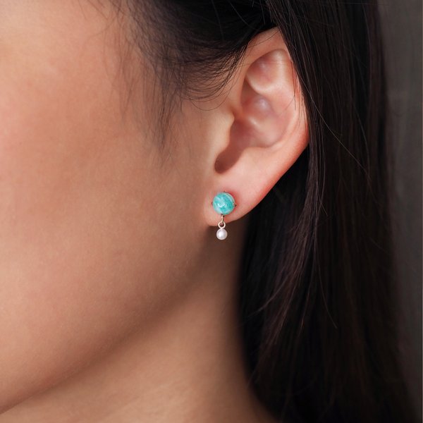 TIARA Earrings - Amazonite
