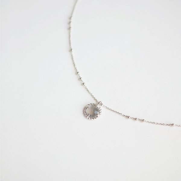 ELEANOR Necklace - Labradorite in Silver