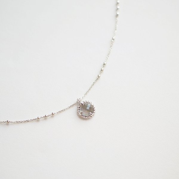 ELEANOR Necklace - Labradorite in Silver