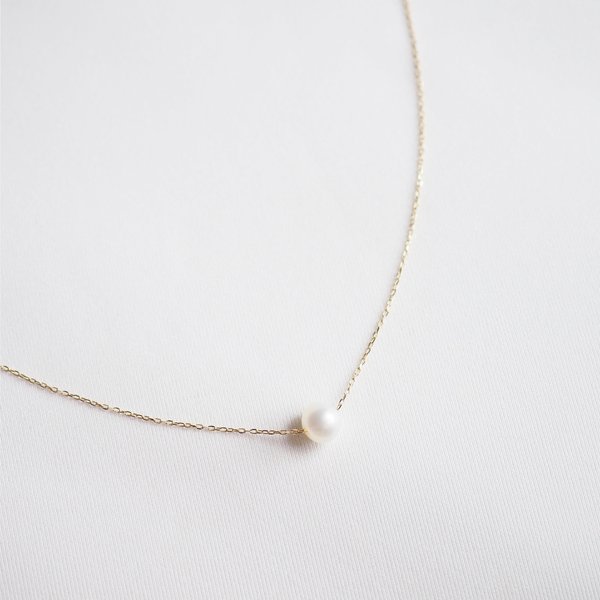 DARA Pearl Necklace - 14K Yellow Gold