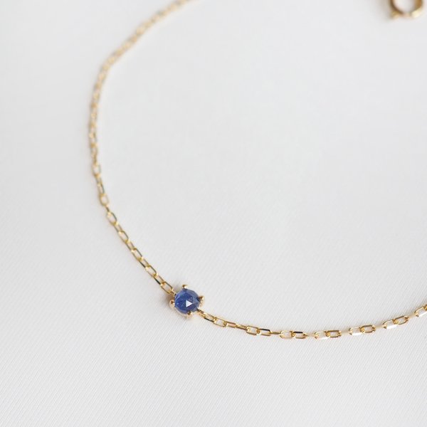 CLARA Bracelet - Sapphire in 14K Yellow Gold