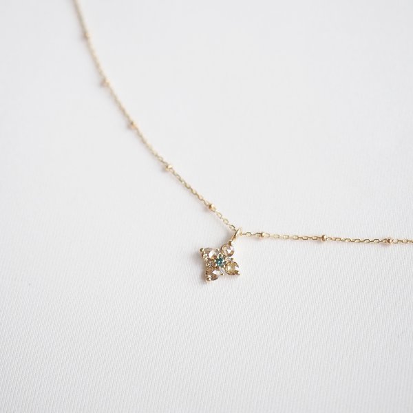 EMBER Diamond Necklace - 14K Yellow Gold