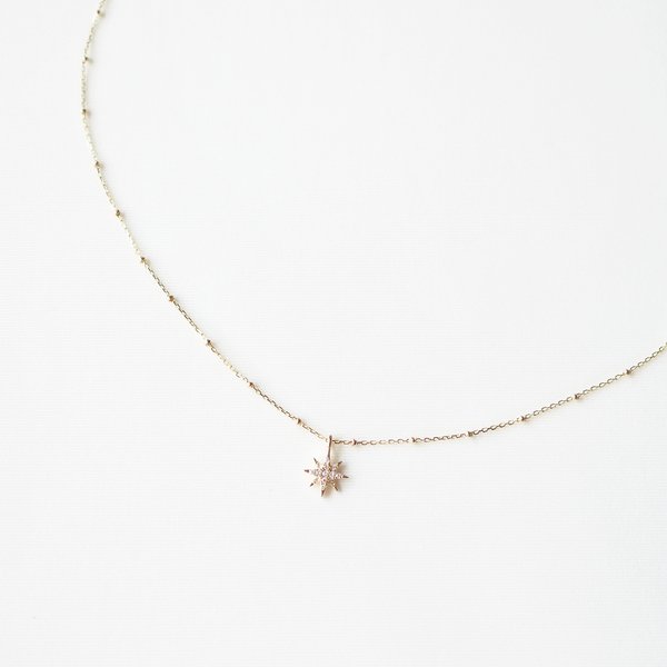 ESTHER Diamond Necklace - 14K Yellow Gold