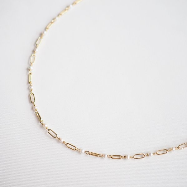 EVIE Necklace - Pearls in Gold