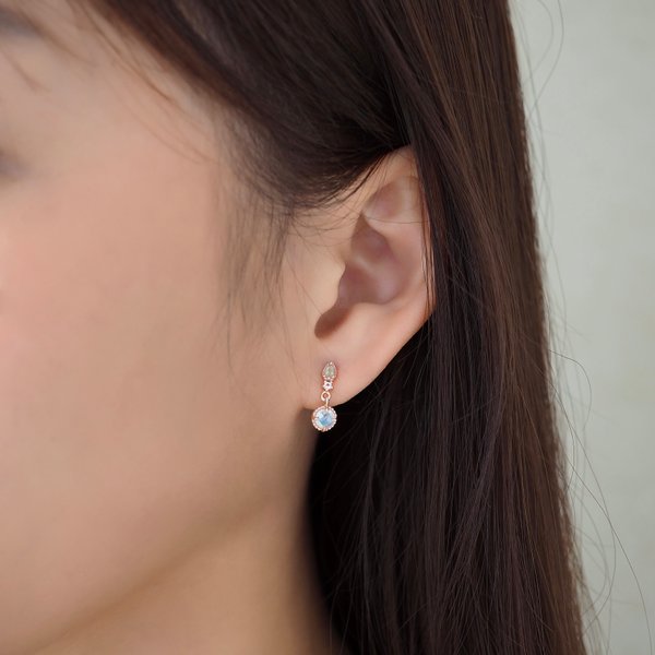 GEMMA Earrings - Rose Gold