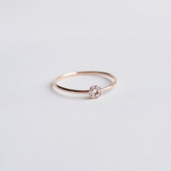 ANYA Diamond Ring - 14K Rose Gold