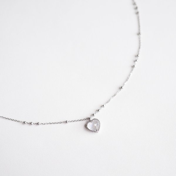 SERENA Necklace - Moonstone (Silver)