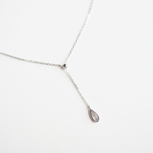 ASPEN Necklace - Labradorite (Silver)