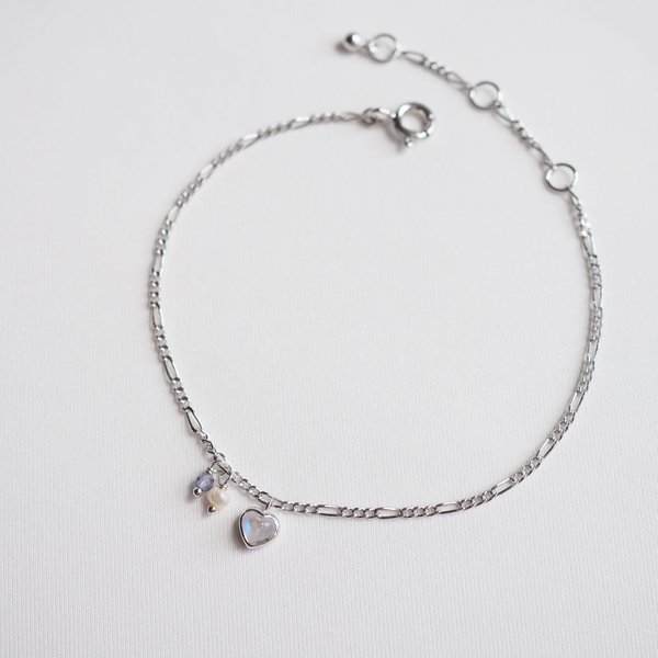 AMORE Bracelet - Moonstone (Silver)