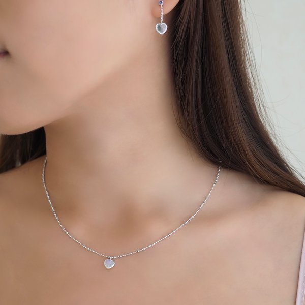 ALBY Earrings - Moonstone (Silver)