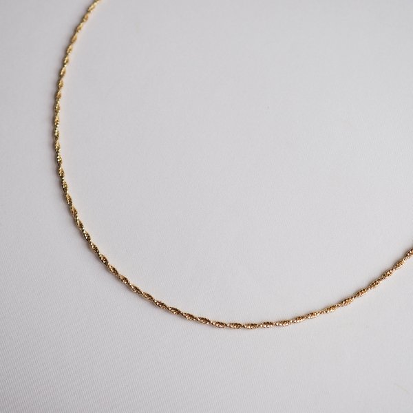 MUSE Twisted Chain Necklace - Yellow Gold