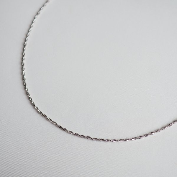 MUSE Twisted Chain Necklace - Silver