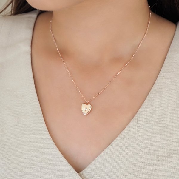 SHAYNE Necklace - Rhodolite Garnet (Rose Gold)