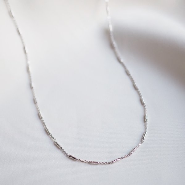 ANDREA Chain Necklace - Silver