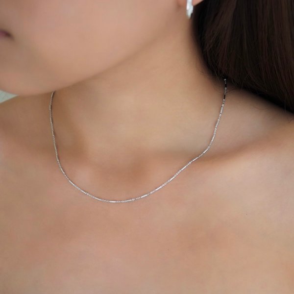 ANDREA Chain Necklace - Silver