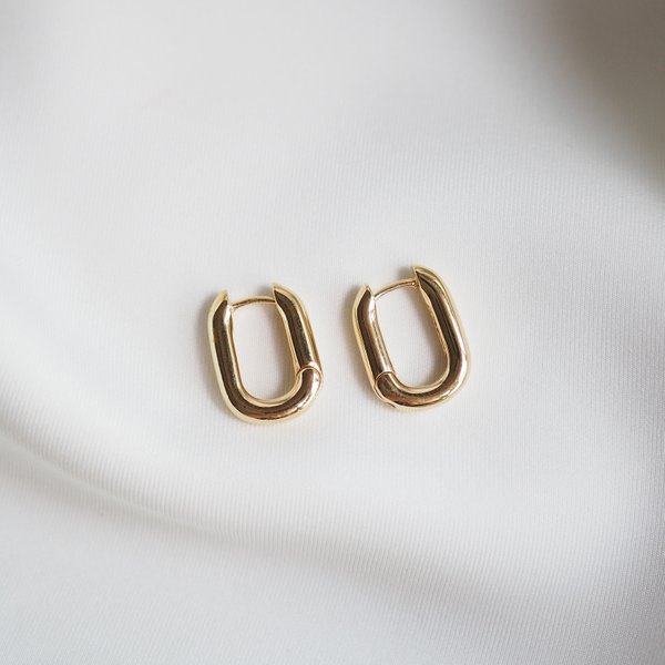 LOLA Hoops Earrings - Yellow Gold