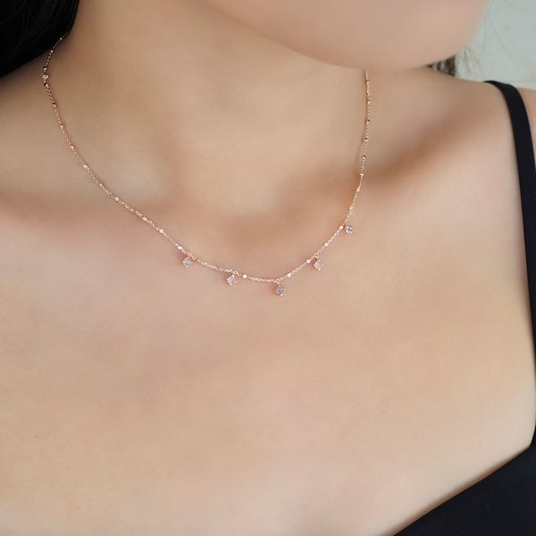 TAYLOR Necklace - (Rose Gold)