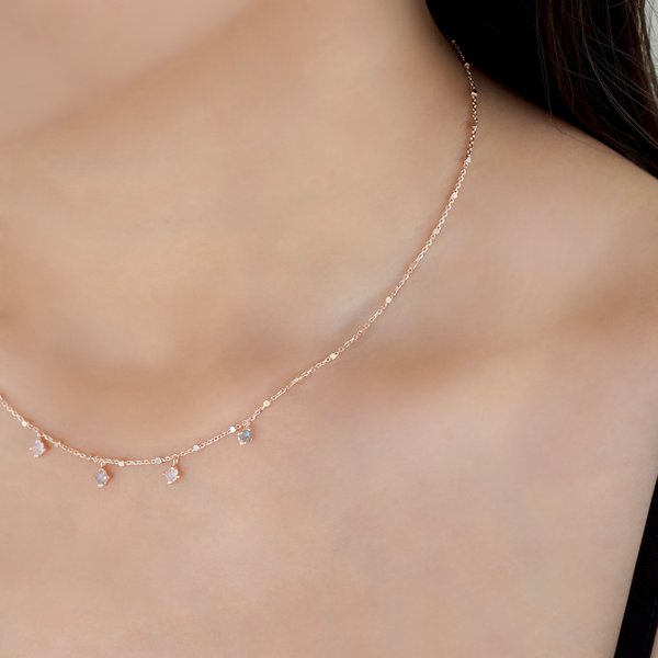 TAYLOR Necklace - (Rose Gold)