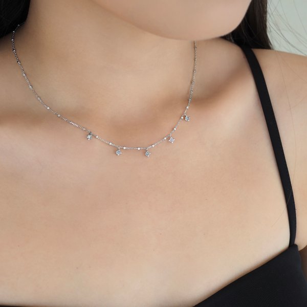 TAYLOR Necklace - (Silver)