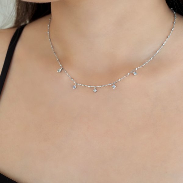 TAYLOR Necklace - (Silver)