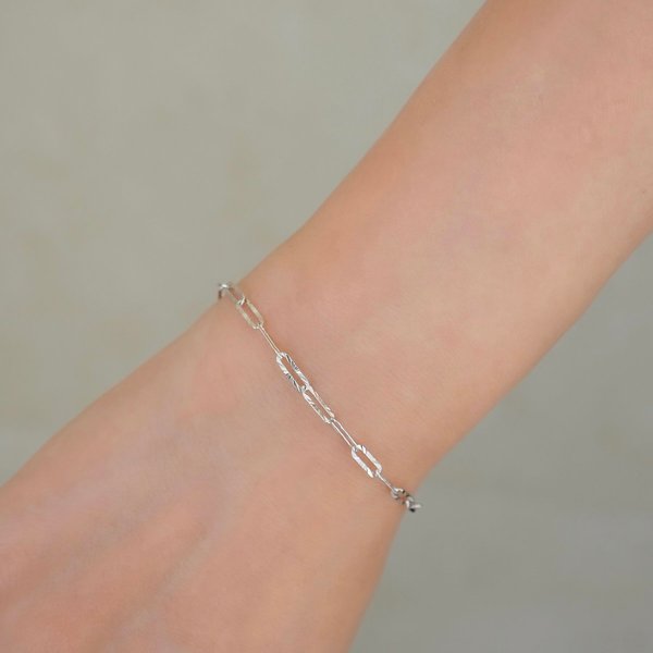 MAXINE Link Chain Bracelet - Silver