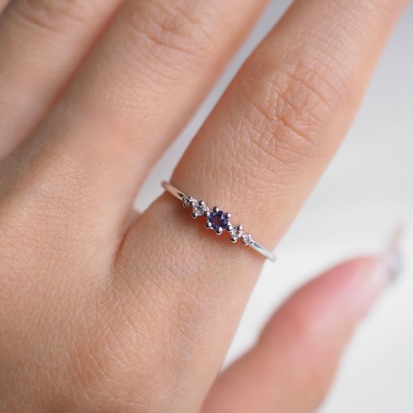 JUDITH Ring - Iolite (Silver)