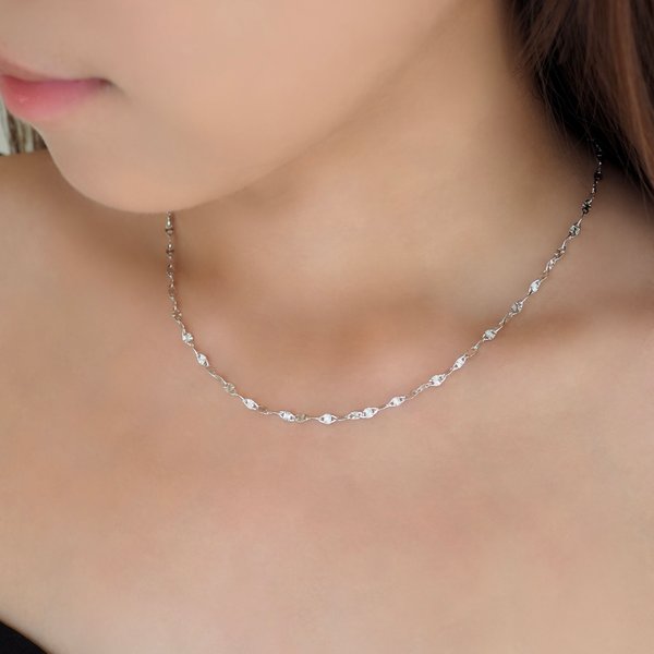LACE Chain Necklace - Silver