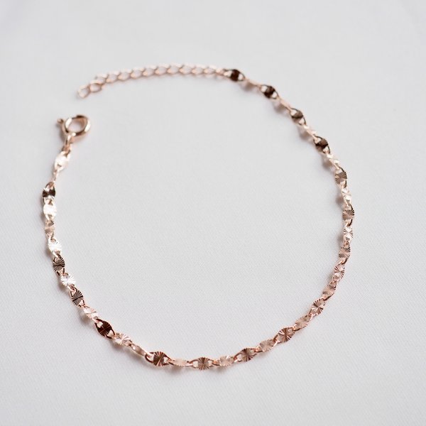 LACE Chain Bracelet - Rose Gold