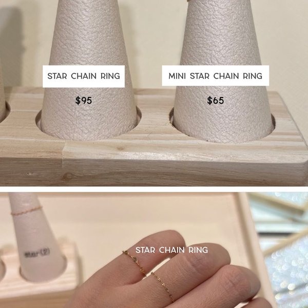 14KG Chain Ring (Star & Mini Star)