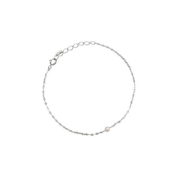 K-925Silver (EJB316) Pearl Bracelet