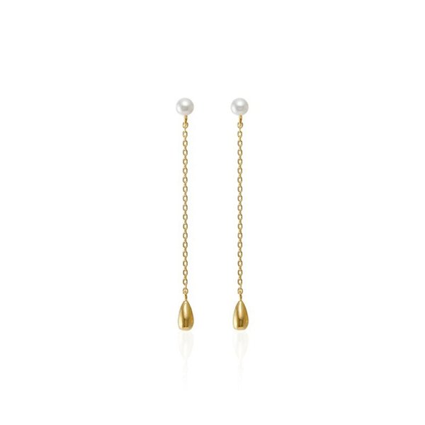 K-925Silver (EJE1016) Pearl Earrings