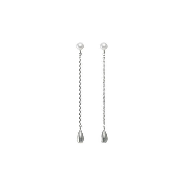 K-925Silver (EJE1016) Pearl Earrings