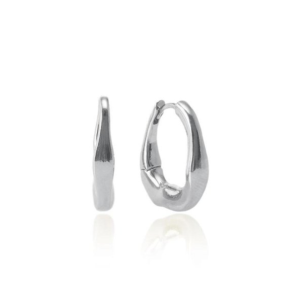 K-925Silver (SE1045) Big Wave Huggies