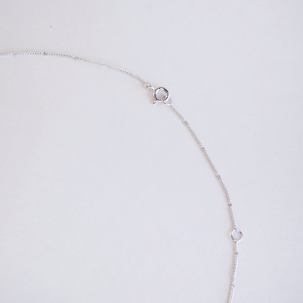 FRANCESCA Necklace - White Topaz (Silver)