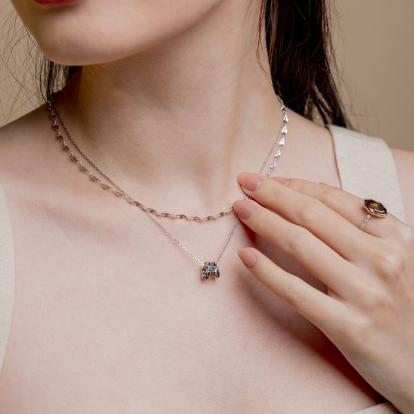 CLEO Necklace - London Blue Topaz (Silver)