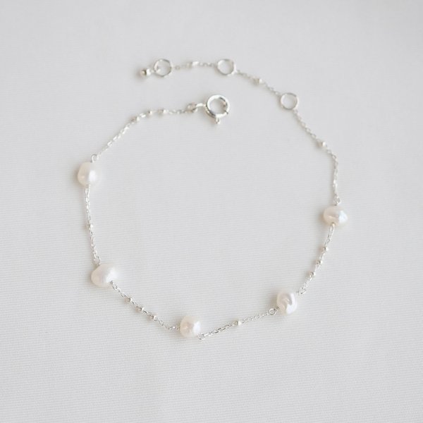 REYNA Bracelet - Pearl (Silver)