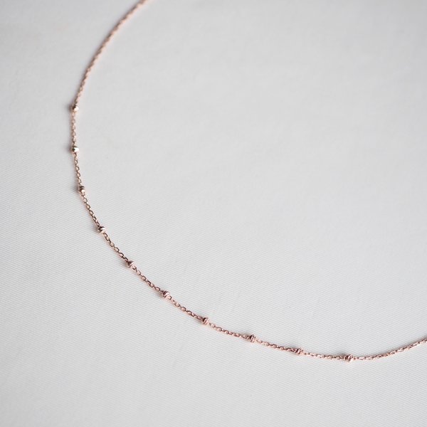 EUGENIA Chain Necklace - Rose Gold