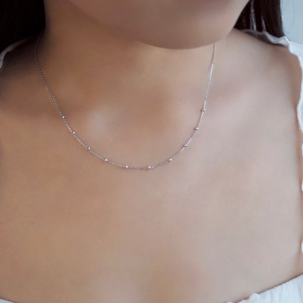 EUGENIA Chain Necklace - Silver