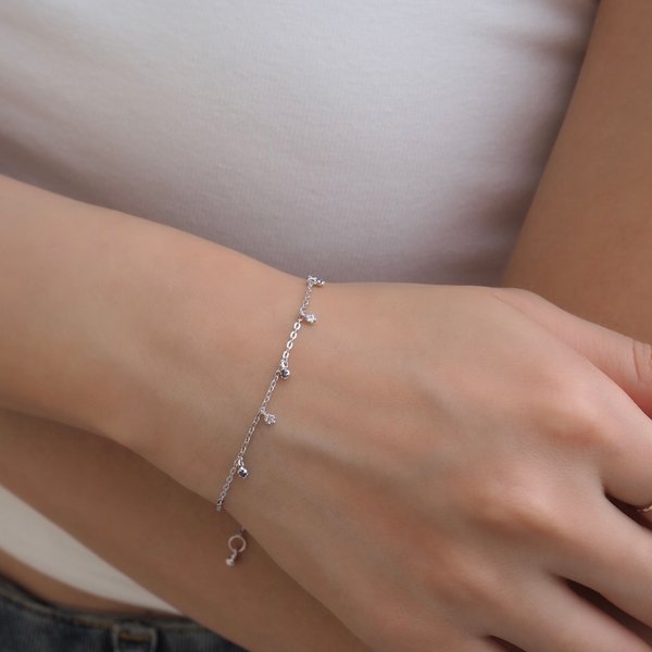 JASLYN Bracelet - Iolite (Silver)