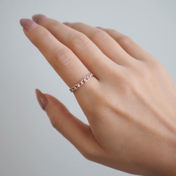 LINK Ring - Rose Gold