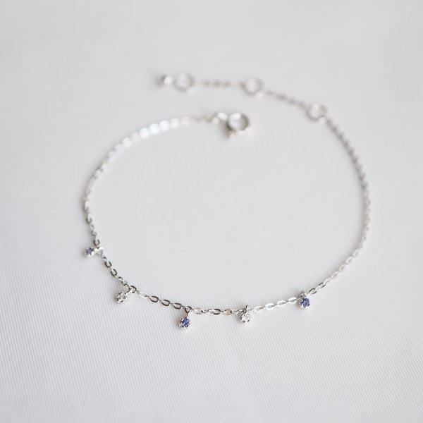 JASLYN Bracelet - Iolite (Silver)