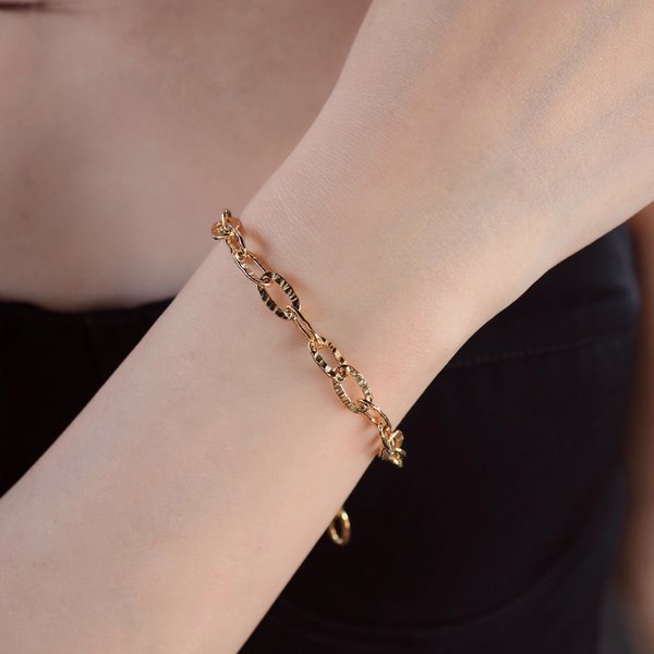 RINA Chain Bracelet - Yellow Gold